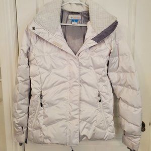Columbia White winter Jacket
